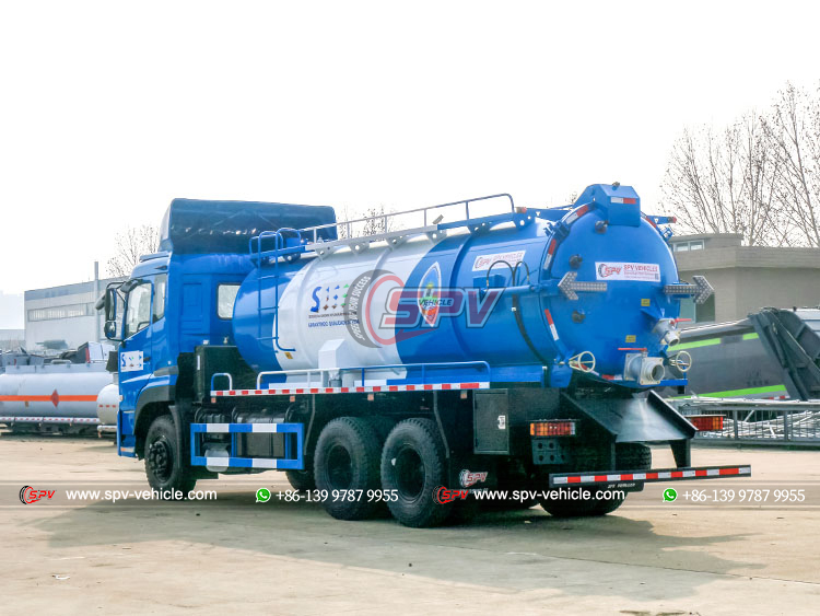 DONGFENG Medium Duty Sewage Carrying Truck - Rear Left Side